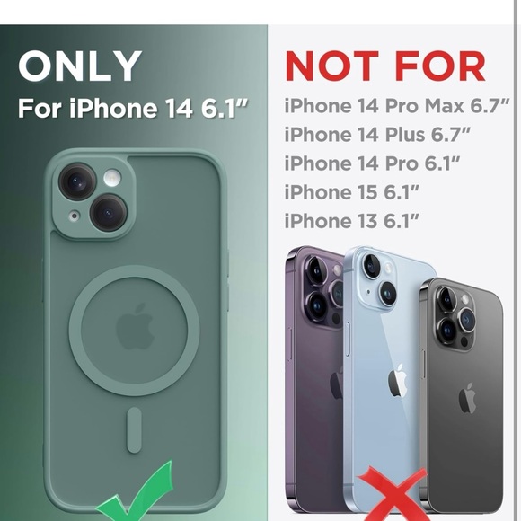 CAPRARO Magnetic for iPhone 14 Case, [Compatible with MagSafe] - Picture 2 of 11